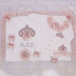 5pcs Princess Crown Blanket Set  -  Blush