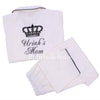Mommy and Me Crown Pajamas Set - White