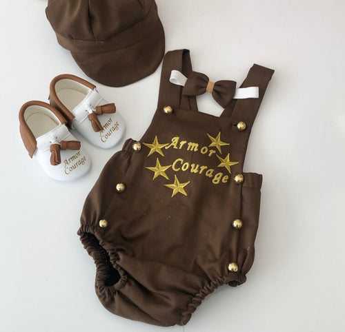 Atlas Star Baby Boy Romper Set