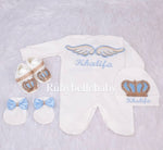 4pcs Wings Set - Blue/Gold