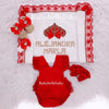 5pcs Ava Blanket Set - Red