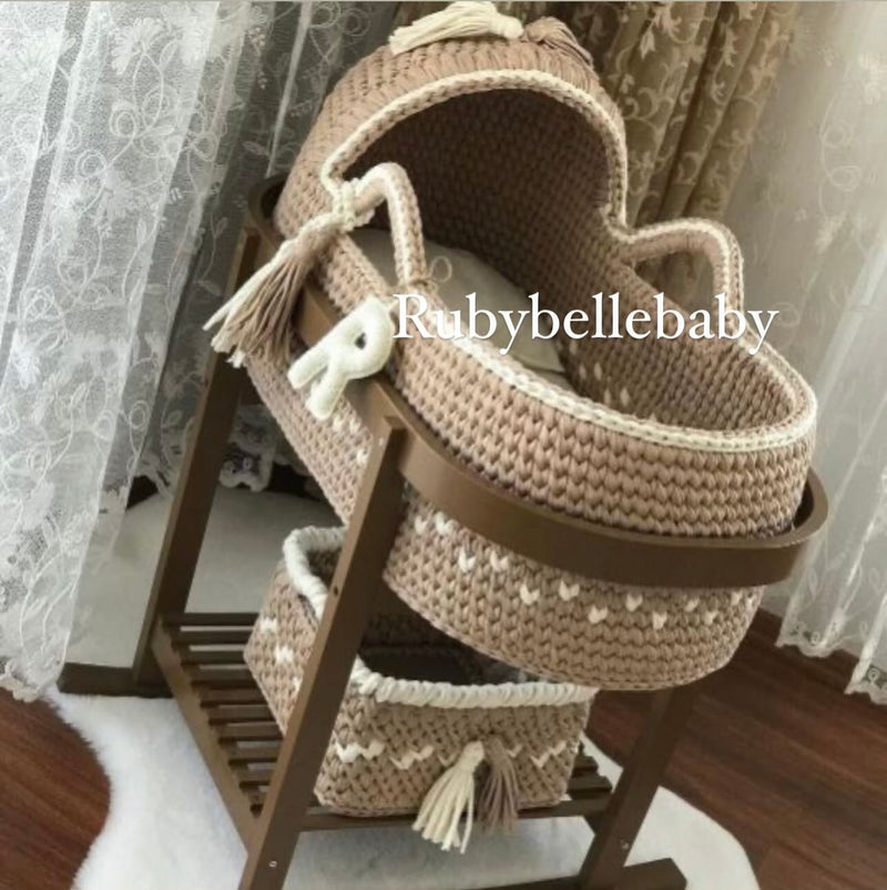 Crochet Moses Basket With Ears