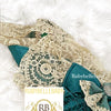 Silk Swaddle - Emerald Green/Gold