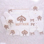 7pcs Mommy and Me Princess Crown Set - Patterned