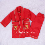 Bristol High quality Bear Luxury Christmas Baby Pajamas Set - More Colors