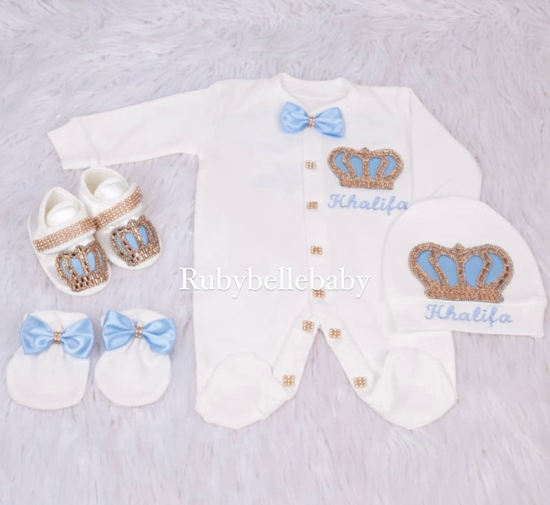 4pcs Wings Set - Blue/Gold