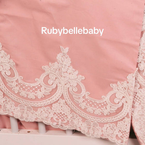 Luxury Newborn Baby Girl Bedding Set