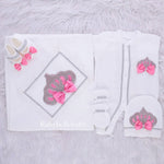 5pcs Princess Crown Set - Hot Pink