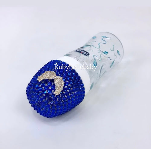 Bling Baby Wings Bottle - Royal Blue