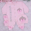 3pcs Princess Crown Set - Pink