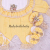 4pcs Eileen Vintage Baby Girl Romper Set - More Colors
