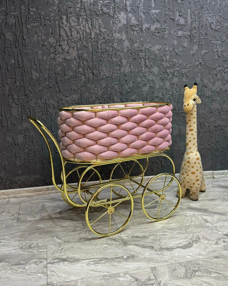 Tuffet Luxury Baby Bassinet - Pink