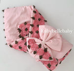 Hazel Rose Luxury Baby Swaddle Only - Pink