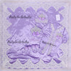5pcs Jeweled Crown Velvet Blanket Set - Lilac