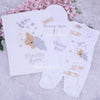 4pcs Embriodery Sleeping Bear on Moon Set