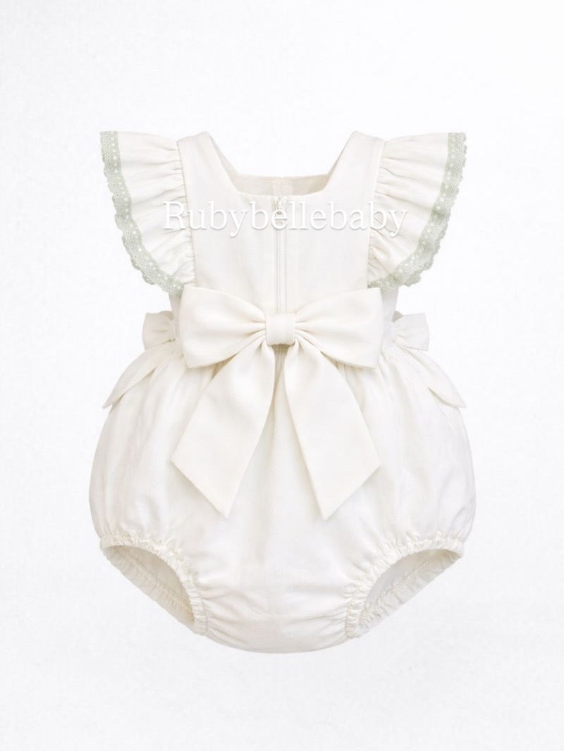 Luxury Duck Birthday Dress and Cake Smash Romper – Personalized First Birthday Outfit 1T
