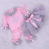 Luxury 6pcs Baby Girl Take Me Home Ruffle Lace Blanket Set - All colors