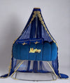 Luxury Hartford Velvet Bassinet with Canopy Set