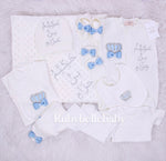 10pcs Arabic Writing Embroidery Set - Blue