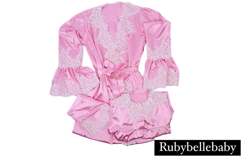 Mommy Robe Set - Pink