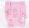 6pcs Jewel Crown Baby Set - Pink