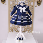 Sailor Nautical Outfit Girls Dress Set