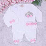 3pcs Princess Crown Set - Pink