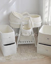 8pcs Crochet Moses Basket Set