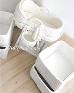 8pcs Crochet Moses Basket Set