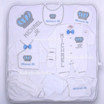 10pcs Newborn Baby Boy Outfit- Light Blue