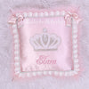 Jewel Crown Baby Girl Pillow - Blush
