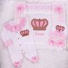 4pcs HRH Crown Set - Pink/Gold