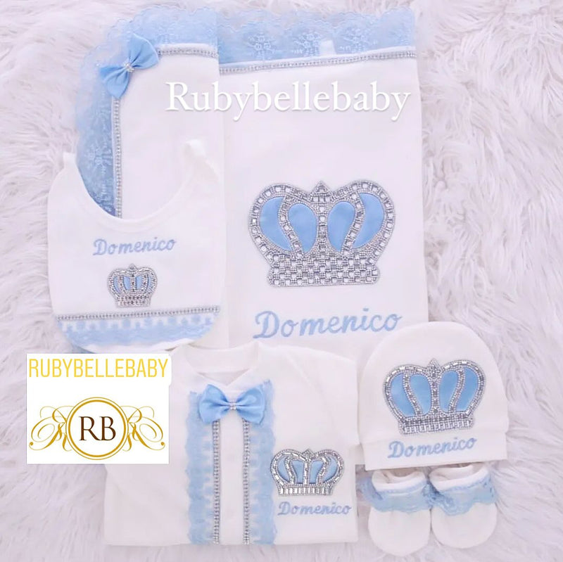 5pcs HRH Crown Set - Blue