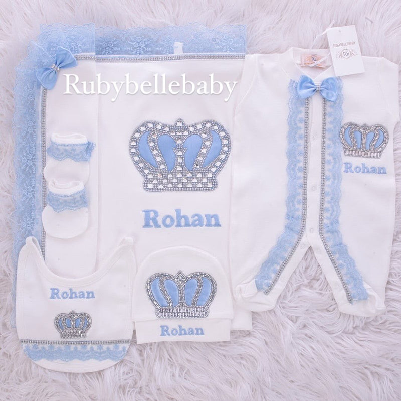 5pcs HRH Crown Set - Blue