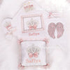 7pcs Jeweled Blanket Set - Blush