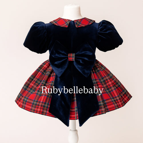 Jane Luxe Velvet Christmas Party Dress