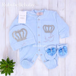 3pcs Royal Crown Set - Blue