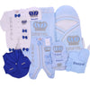13pcs HRH Crown Baby Clothes Set - More Colors