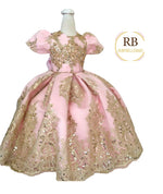 Quinn Ball gown Dress - Pink
