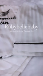 Mommy and Me Pajamas Set - White