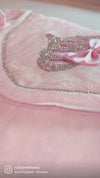 6pcs Princess Crown Velvet Swaddle Set - Pink