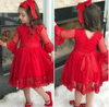 Mabel Girls Party Red Dress