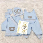 5pcs Side Snap Prince Set - RUBYBELLEBABY