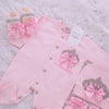 4pcs Princess Crown Set - Pink/Silver
