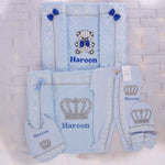 5pcs HRH Crown Set - Light Blue/Silver