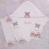 4pcs Butterfly Set - Blush/Silver