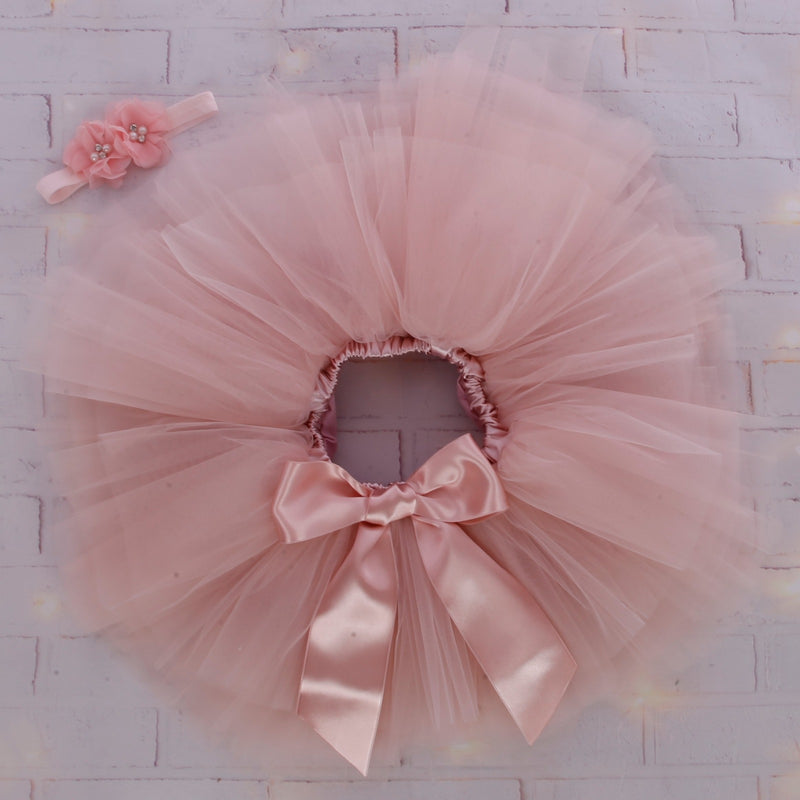 Blush Pink Tutu Skirt Set