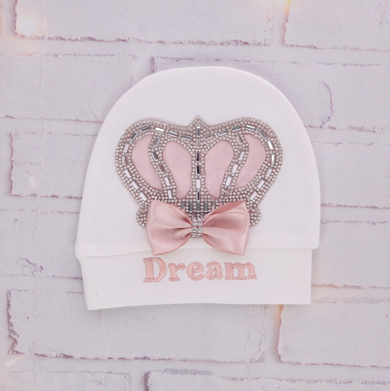 4pcs Princess Crown Set - Blush Pink