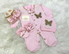 3pcs Butterfly Princess Set - Pink