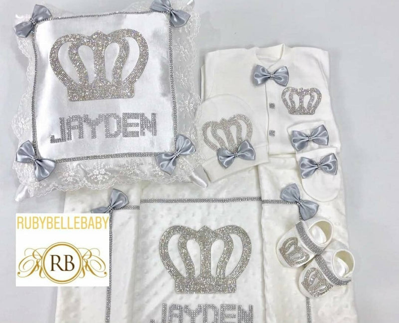 6pcs Royal Crown Set - Grey
